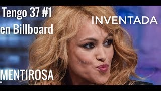 Paulina Rubio / TENGO 37 #1 EN BILLBOARD. Así o más mentirosa?