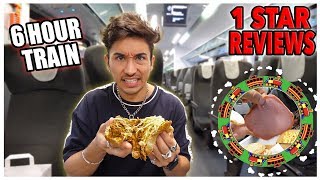 Eating On The WORST Reviewed Train! *6 Hour Train Ride* (1 STAR)
