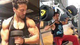 Tiger Shroff Amazing Workout At Gym & Showcase Some Of His Stunts