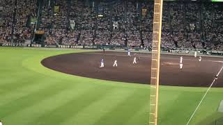 20220617　横浜DeNAベイスターズ【6回表】応援･攻撃風景　バッティング打撃　応援団による電子笛、太鼓応援あり@阪神甲子園球場･ﾚﾌﾄ外野