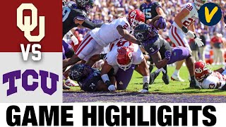 #18 Oklahoma vs TCU | 2022 College Football Highlights