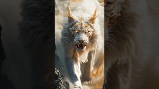 Majestic fury unleashed – the golden spirit of the wild emerges. 🐾#shorts #ytshorts #shortviral
