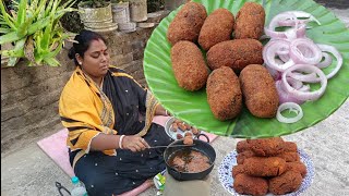 একদম রেস্টুরেন্টের মতো নিরামিষ ভেজিটেবল চপ বাড়িতে বানানোর সহজ উপায়||Vegetable Chop Recipe Bengali