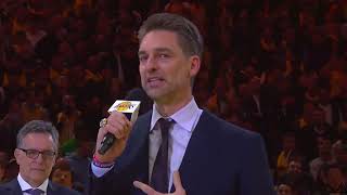 Pau Gasol's Jersey Retirement Ceremony FULL HIGHLIGHTS｜Chinese Subtitle｜3/7 2023