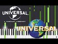 Universal Pictures Intro - Piano Tutorial by Easy Piano