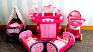 Baby Born Baby Annabell Lots Baby Dolls' nursery center Nursery Room , pretend play with baby dolls