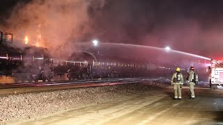 Train Catches Fire