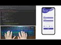 ASMR Programming - Android Studio Login Ui Design - No Talking