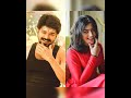 rashmika mandana 🆚 thalapathy vijay same colour dresses video