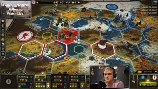 Polania Militant 15 Turns - LIVE Stream - Ranked - Scythe Board Game 8/13/2020