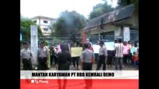 Mantan karyawan PT RBB kembali demo