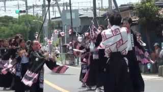 原市祭よさこい 大宮同心桜連 -  機縫