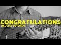 Congratulations - Post Malone EASY Ukulele Tutorial - Chords - How To Play