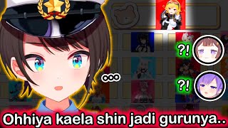 Subaru Ketika Bikin Tempat Duduk Kelas 1 Member ID Gurunya Kaela ww..【Hololive】