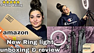 Best \u0026 Affordable Sensyne 10'' Ring Light From Amazon || Unboxing +Review || #setup #2022