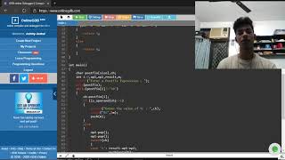 postfix evaluation using stack implementation(urk19cs1064)