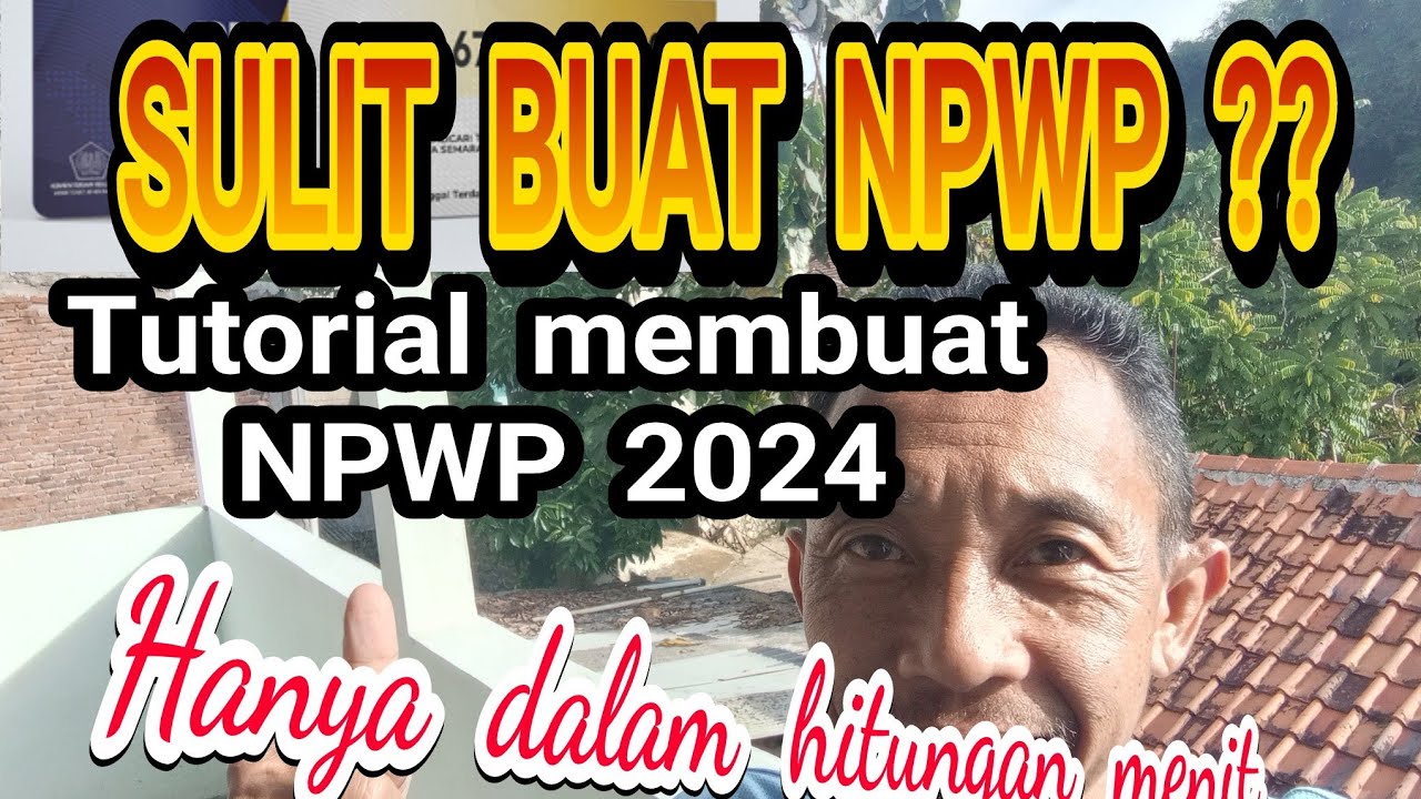 Beginilah Cara Membuat NPWP Online Cukup Pakai HP Tidak Perlu Ke Kantor ...