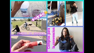 Salimos en las biciciletas + vinieron a arreglar el baño