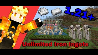 Easiest Iron Farm in Minecraft Bedrock 1.21+ Tutorial! (MCPE/Xbox/PS4) 😍