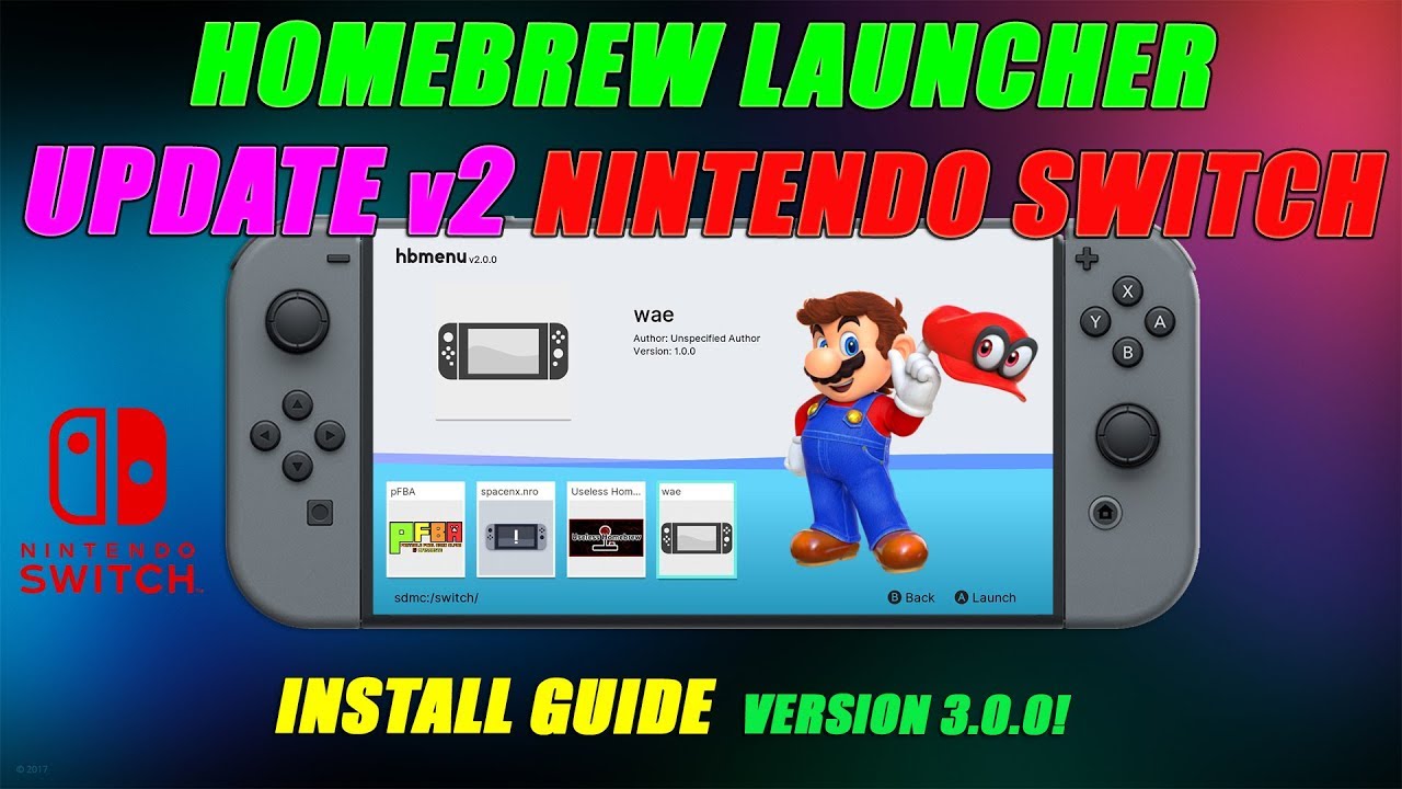 Nintendo switch homebrew