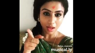 Vijay TV Raja Rani Serial Manasa (Semba) Cute Dubsmash Collection