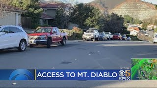 Residents Near Mount Diablo Tired Of Visitors Taking Up Neighborhood Parking