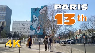 Amazing artworks Outdoor , 13th arrondissement of Paris, France