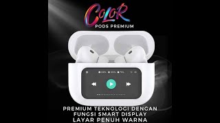 PremiumPods A8 Pro Smart Touch Display TWS Earphone Headset Bluetooth ANC/ENC