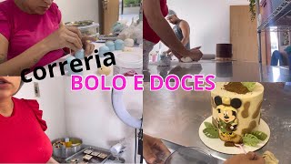 CORRERIA DE ENCOMENDA de formatura fiz  2 bolos e muitos doces - esse vídeo é antigo 😁