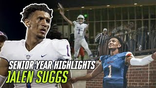Jalen Suggs Senior Highlights Go CRAZY! Basketball Star DOMINATES Last Football Season EVER 😤