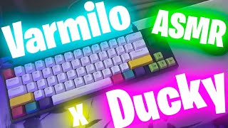 Ducky x Varmilo Mechanical Keyboard ASMR TYPING 10 MINUTES / MX BLUE SWITCH TYPING TEST.