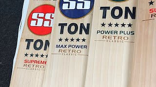 [4K] SS RETRO CLASSIC MAX POWER CRICKET BAT REVIEW