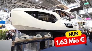 TINY HOUSE LUXUSYACHT mit fast 20m Länge. 1,63 Mio € Luxus Yacht Absolute 56 Fly. 6 ZKB. FULL GFK.