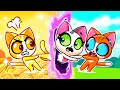 Let's Rescue Lucy From Golden World! Magic Adventures with Cute Kitties | Purr-Purr Stories for Kids