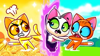 Let's Rescue Lucy From Golden World! Magic Adventures with Cute Kitties | Purr-Purr Stories for Kids