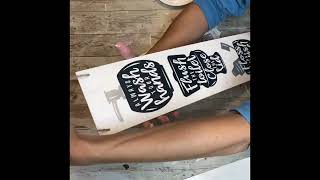 DIY Dollar Tree Bathroom Sign