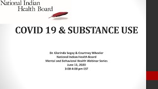 NIHB Webinar: COVID-19 and Substance Abuse