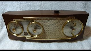 1959 RCA 1TC4 DW Transistor Clock Radio (made in Chile)