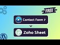 (Free) Integrating Contact Form 7 with Zoho Sheet | Step-by-Step Tutorial | Bit Integrations