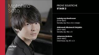 Piano FVG 2023 - Prove Solistiche / Stage 2 - Motohiro Sato