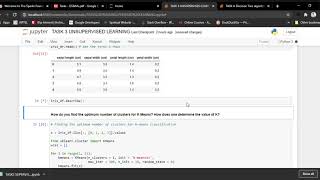 TSF TASK #3 UNSUPERVISED MACHINE LEARNING