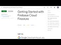 Getting Started with Firebase Cloud Firestore GSP1136