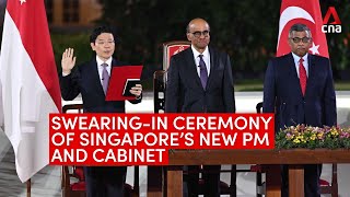 Lawrence Wong sworn in as Singapore’s new Prime Minister