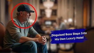 Undercover Boss Walks Into His Own Hotel, Stops Cold When He Hears 2 Guests Behind Him