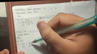 PENGERJAAN SOAL QUIZ MATEMATIKA(video ini tidak di edit karena saya tidak bisa mengedit)