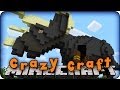 Minecraft Mods - CRAZY CRAFT - Ep # 37 DINOSAUR HUNT!' (Orespawn Modded/ Morph Mod)