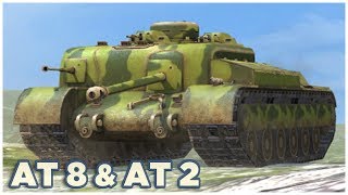 AT 8 and AT 2 • WoT Blitz Gameplay