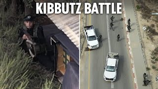 Unseen footage shows close-range fighting between Hamas terrorists \u0026 Israeli troops on October 7