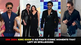 SRK 2024  King Khan \u0026 His Fam’s Iconic Moments That Left Us Spellbound