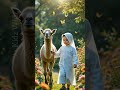 Qurbani Mubarak,| Innocent Child Walking with His Camel | Eid UL Adha, #aishorts 